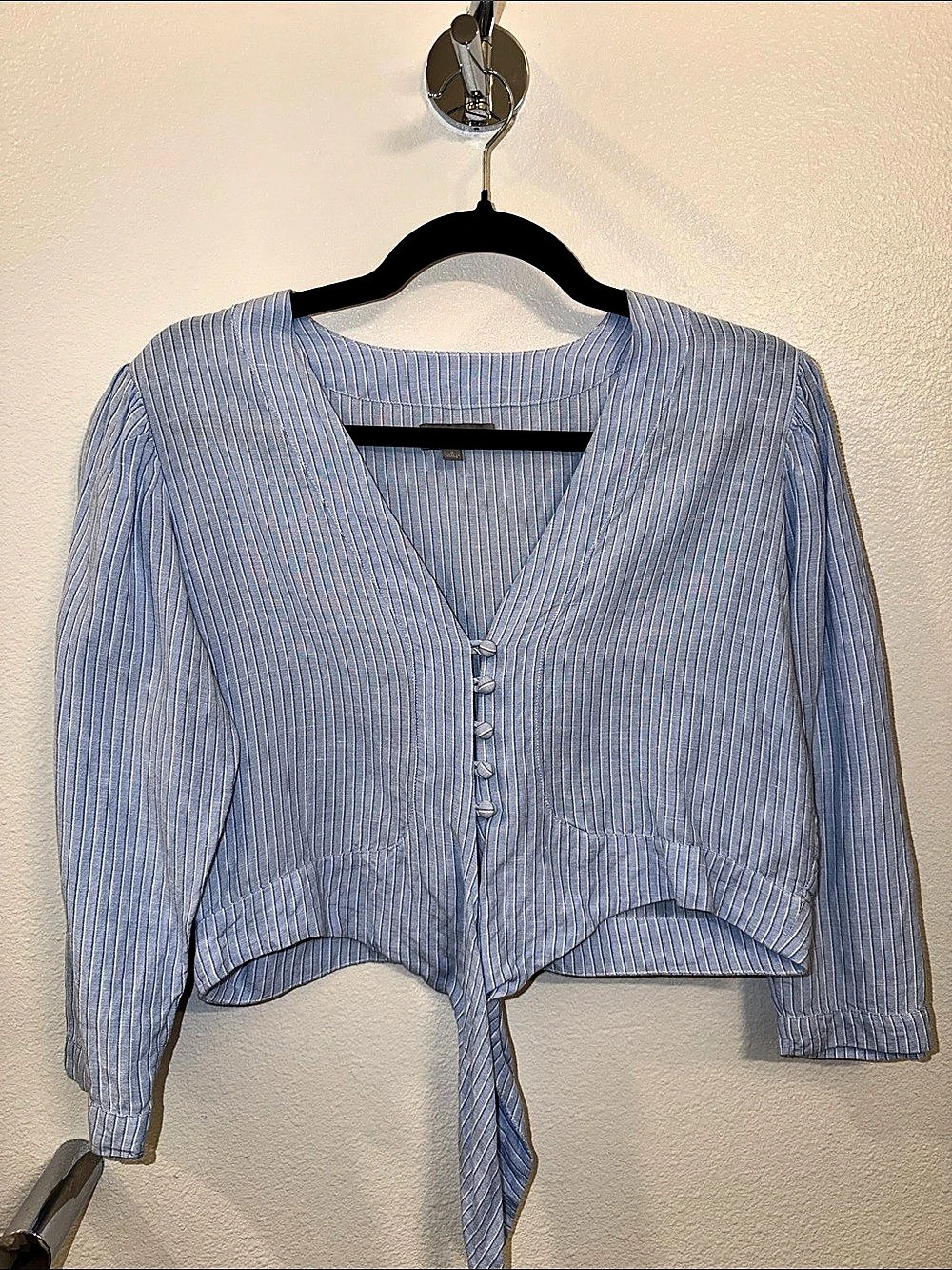 DL1961 Irving Place Top Striped Blue & White Small